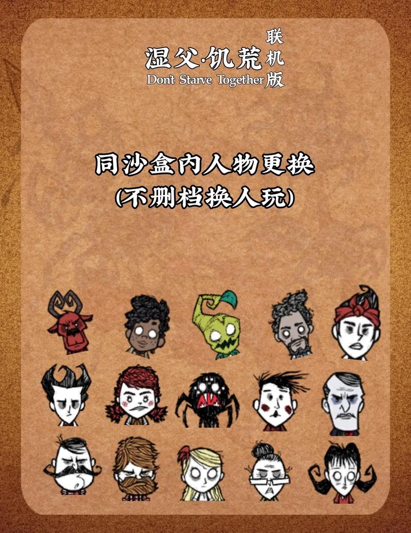 饥荒联机版全人物解锁