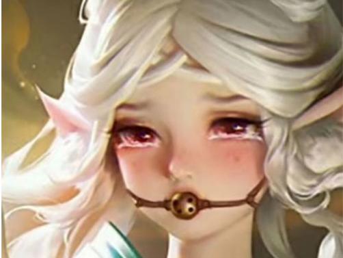 王者荣耀女角色张嘴流眼泪翻白眼