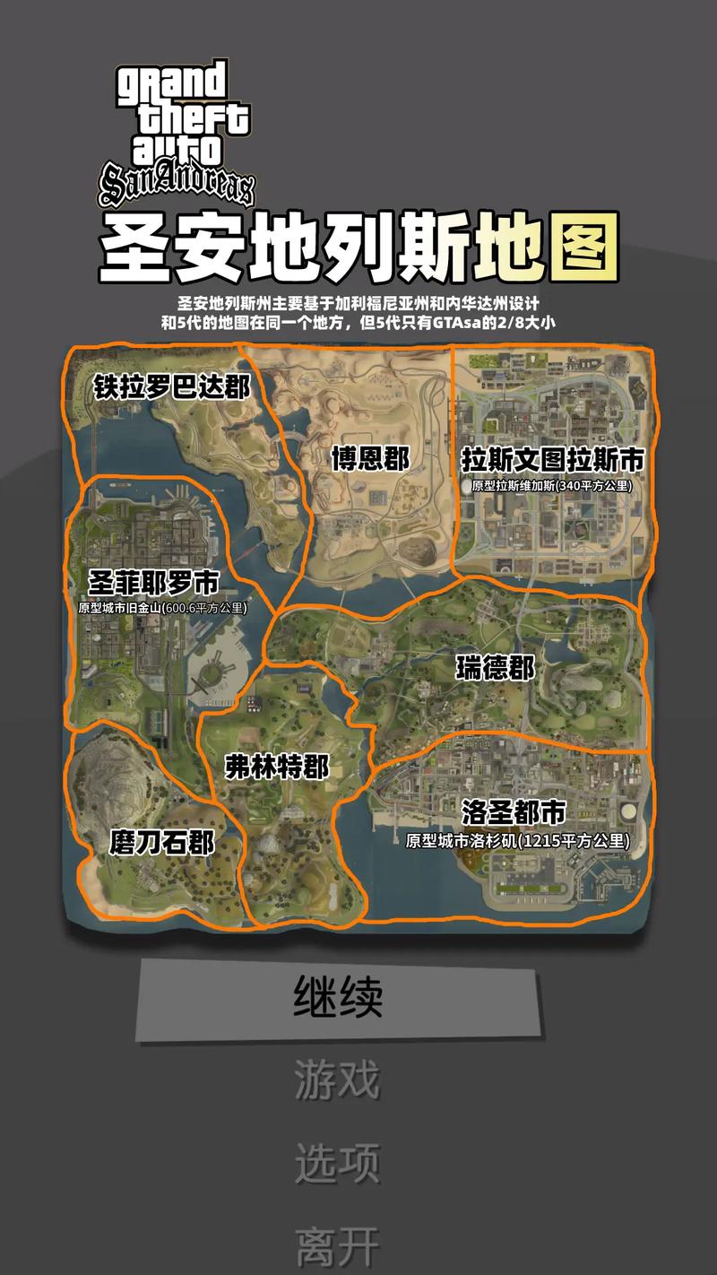 圣安地列斯地图