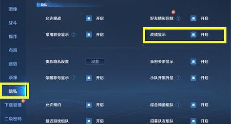 王者荣耀战绩怎