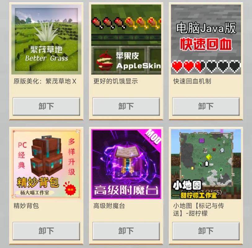我的世界所有模