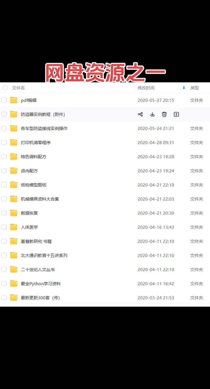 百度云网盘资源