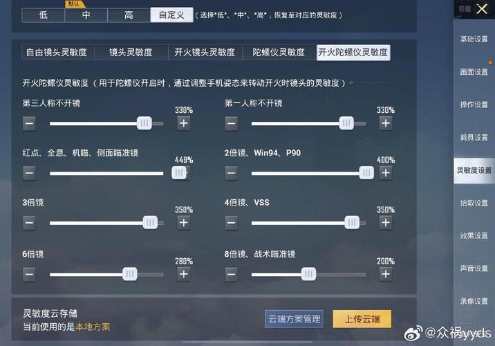 灵敏度生成