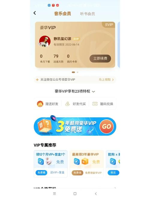 酷狗音乐豪华vip