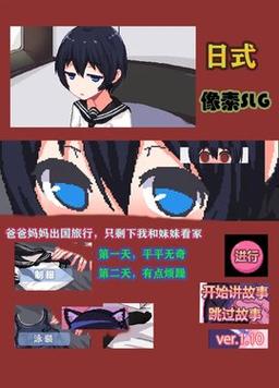 和妹妹两个人看家