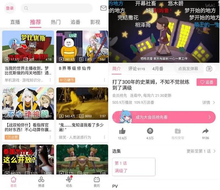 bilibili漫游版