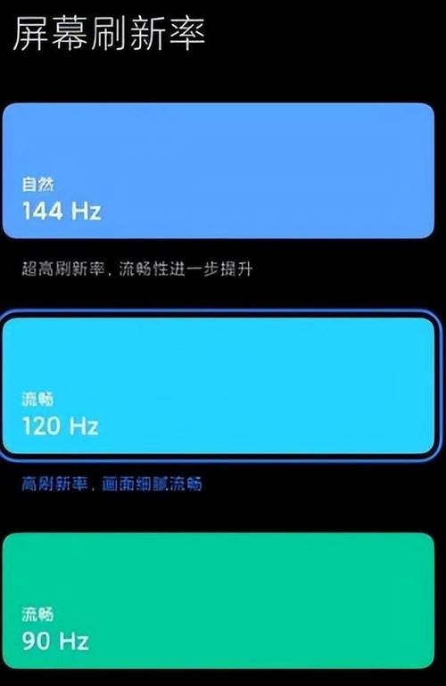 屏幕刷新率