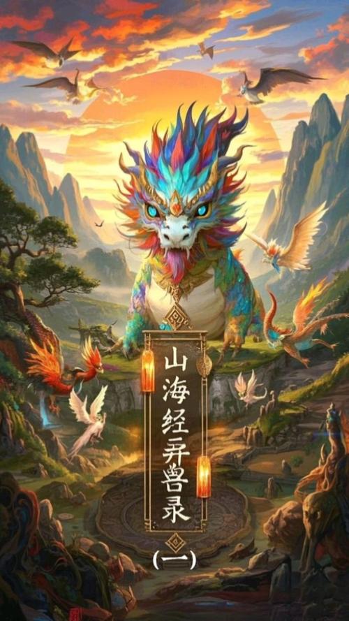 《山海经》异兽黑色老版