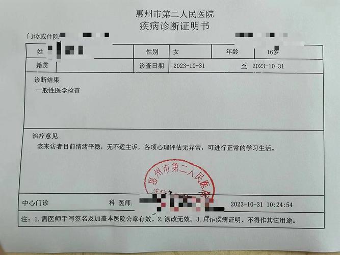 抑郁症证明诊断