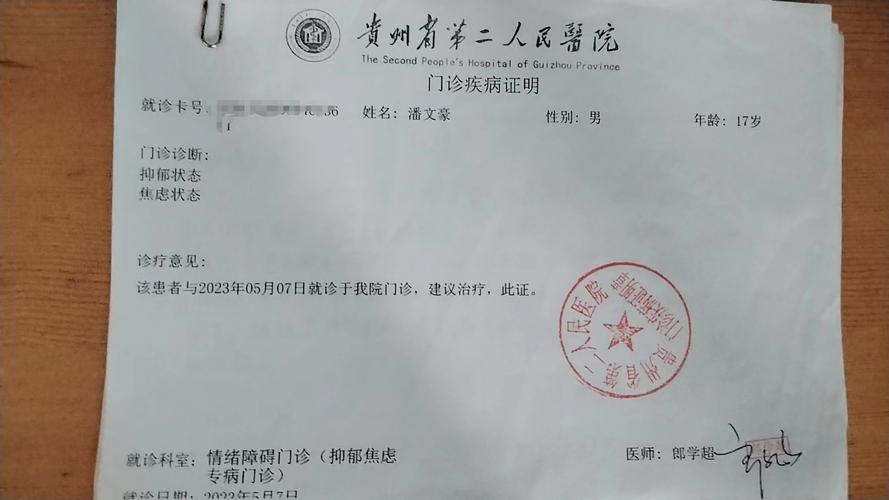 抑郁症证明诊断绿色版汉化版