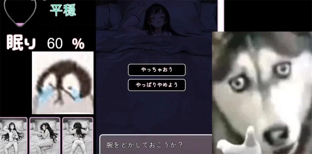 睡觉模拟器2晚上睡觉的少女的家