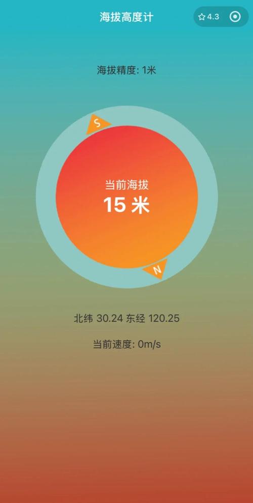海拔测量仪