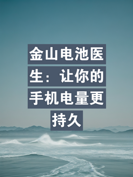 金山电池医生a
