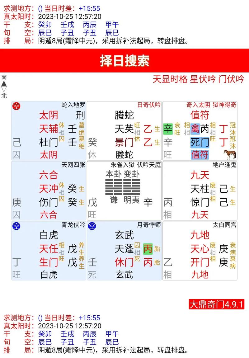三元奇门遁甲