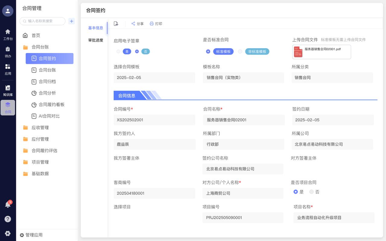 合同管理