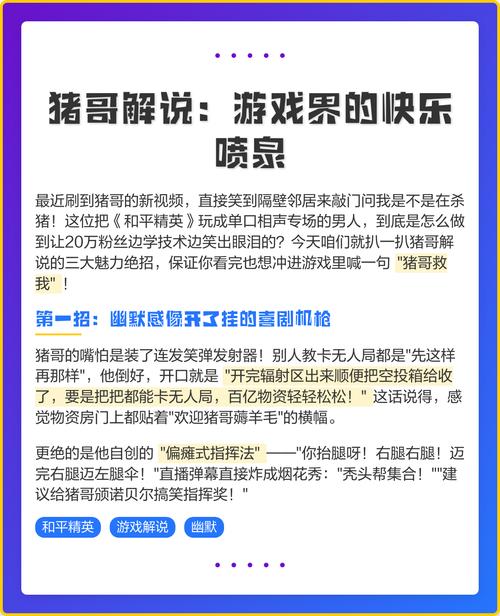 猪哥游戏解说合集彩色版金手指版