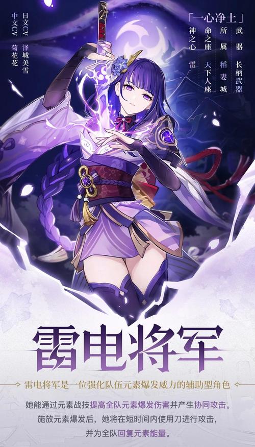 游戏雷电将军的