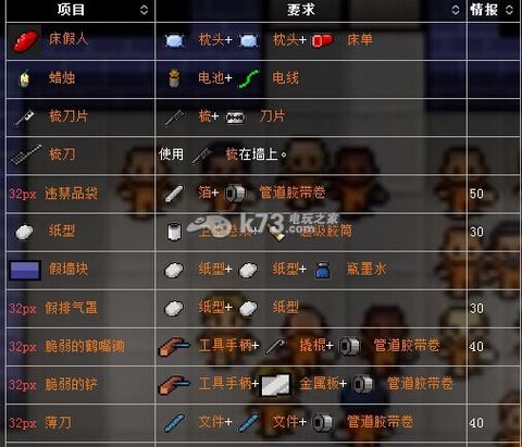 逃脱者1内置菜