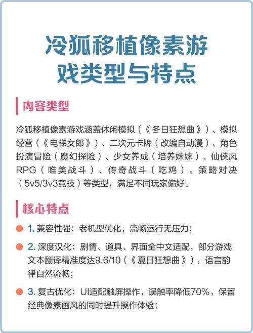 冷狐移植100款像素游戏