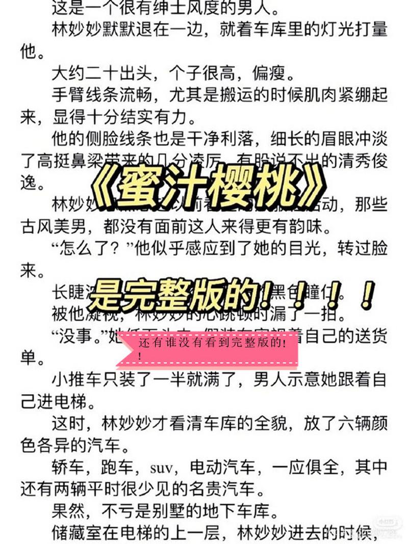 《蜜汁炖樱桃》TXT直装版