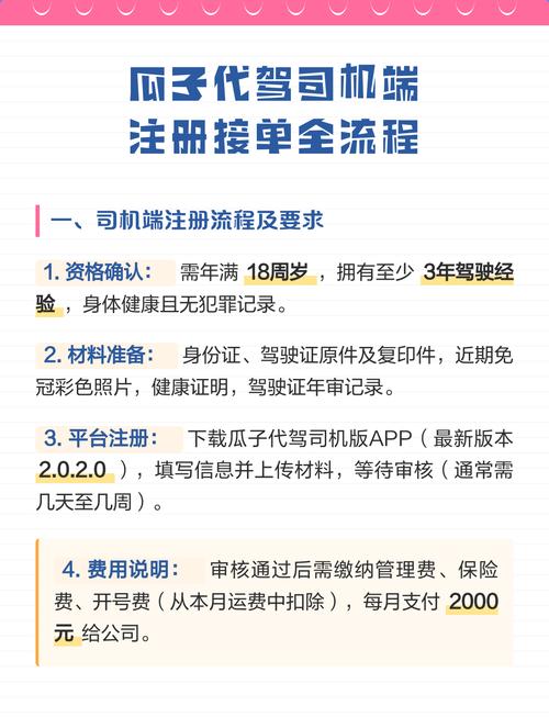 瓜子代驾司机端