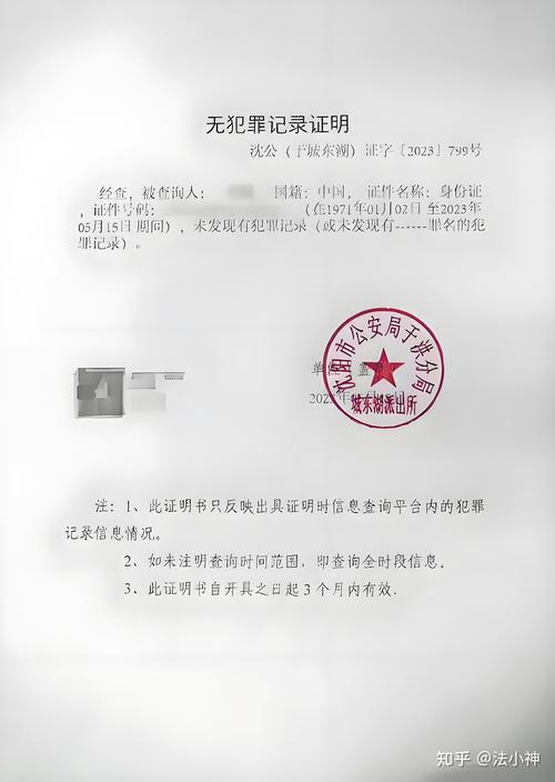 公安网无犯罪记