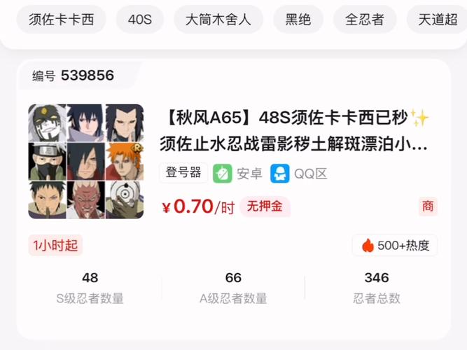 火影忍者免费租