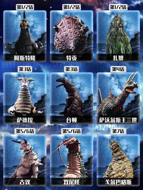 奥特曼怪兽大图