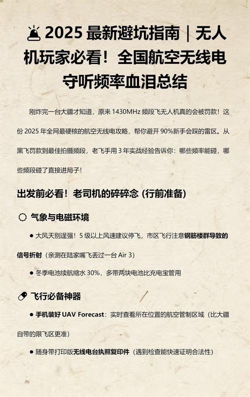 全国航空无线电守听频率