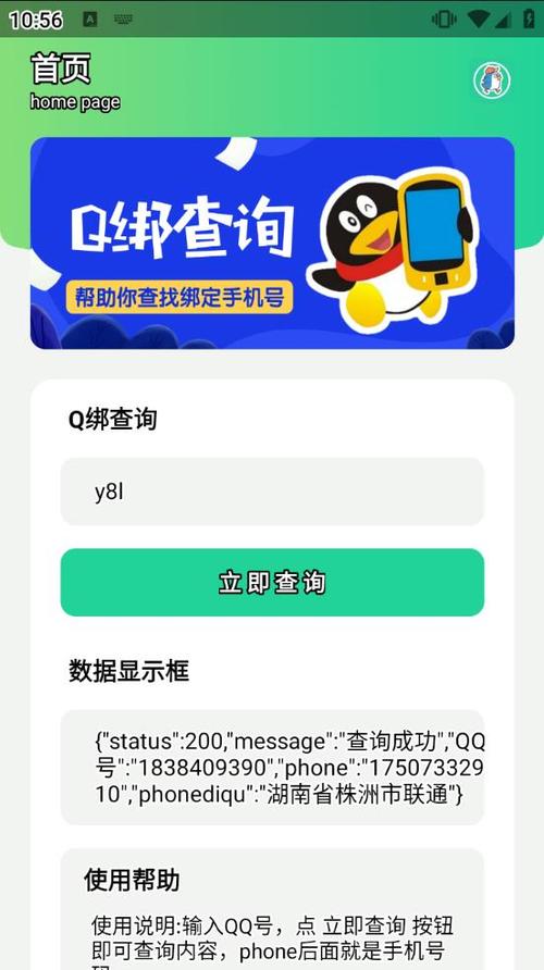 随身助手app可查Q绑最新接口500功能