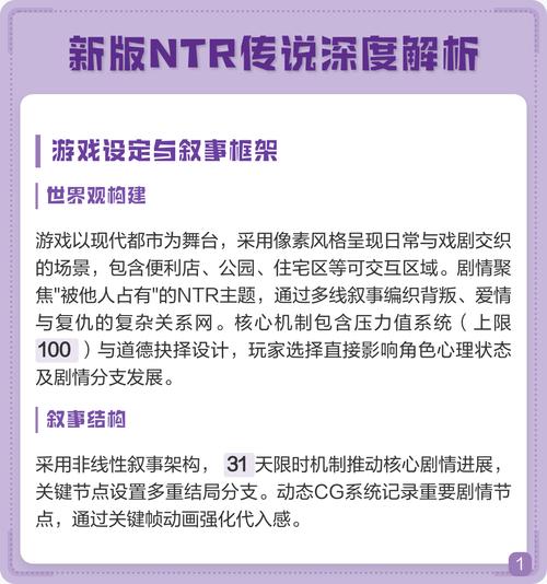 NTR传奇攻略绿色版