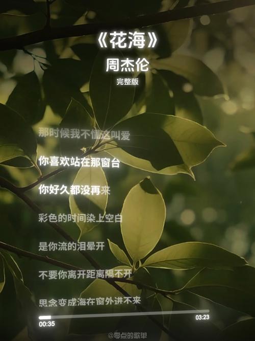 周杰伦《花海》mp3无弹窗版
