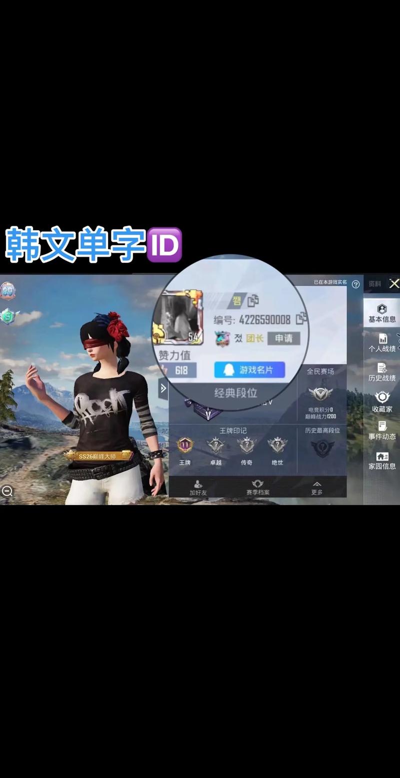 和平精英单字id没人取的韩文免费旧版安卓免广