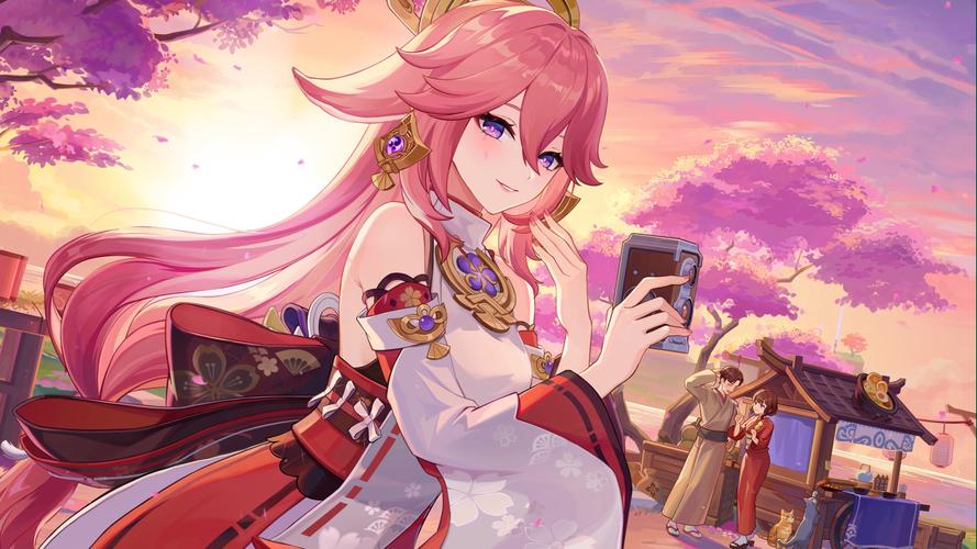 原神附身八重神子模拟器网页版最新版彩色