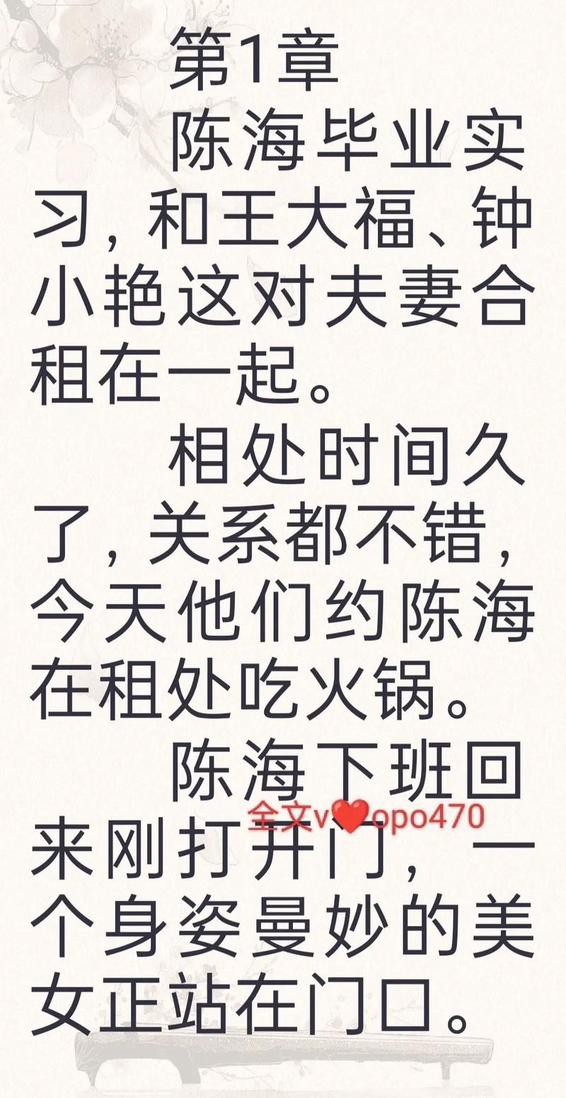 深圳合租的日子全文免费阅读去广告版