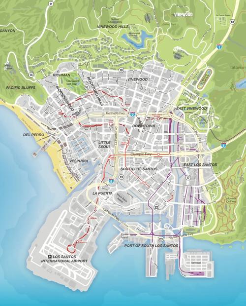 gta5洛圣都大学位置免广告修改版