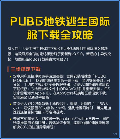 pubg地铁逃生国际服下载安装方法下拉式原版
