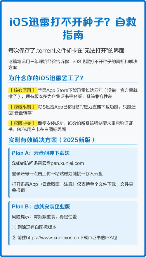 迅雷种子怎么不