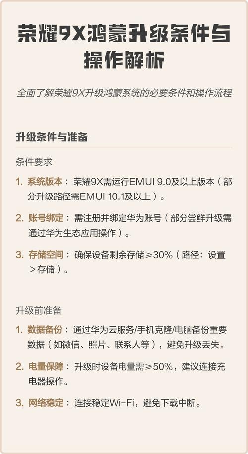 荣耀9x怎么升级鸿蒙系统30直装版