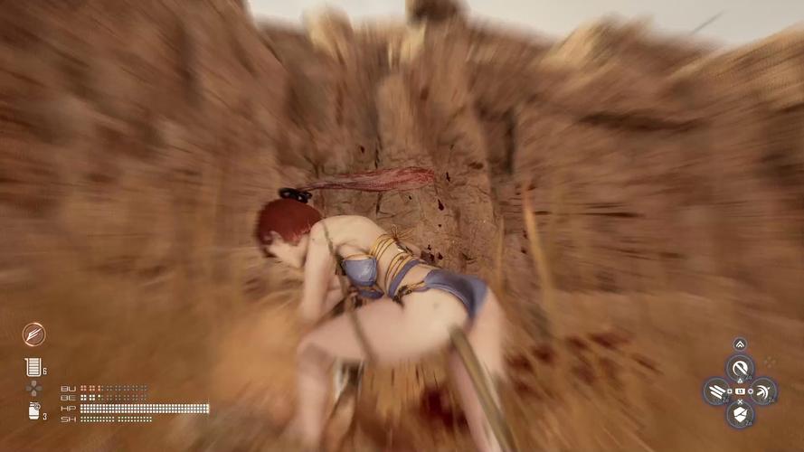 游戏女角色阵亡