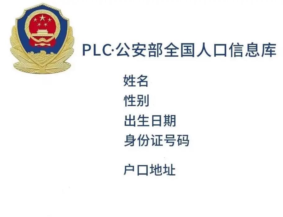 PLC公安部全国人信息库