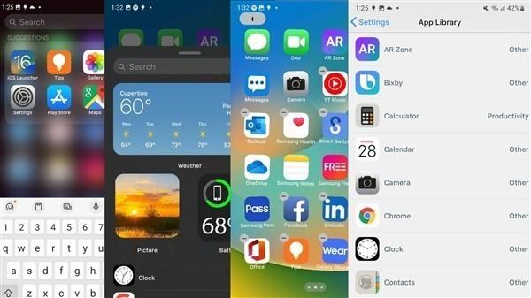 仿苹果ios16启动器