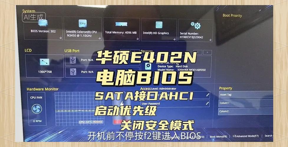 华硕最新bios版本3222精简版