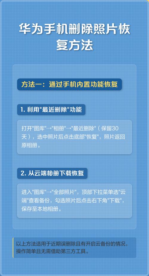 华为手机删除的照片怎么恢复净化版