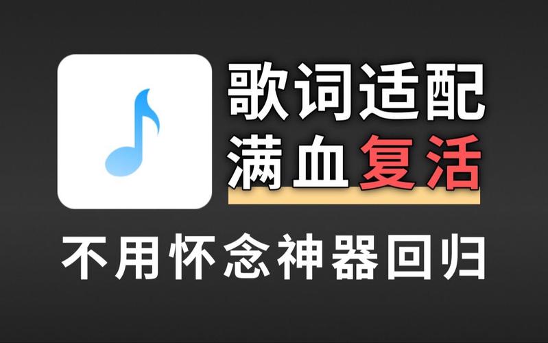 歌词适配复活版本无广告版