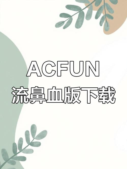 acfun鼻血版怎么到手机