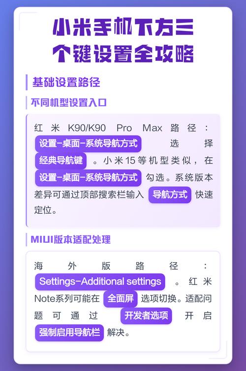 小米手机下面那个三个按键怎么设置提现版流鼻血版本