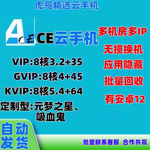 ace云手机破解版vip版重制版