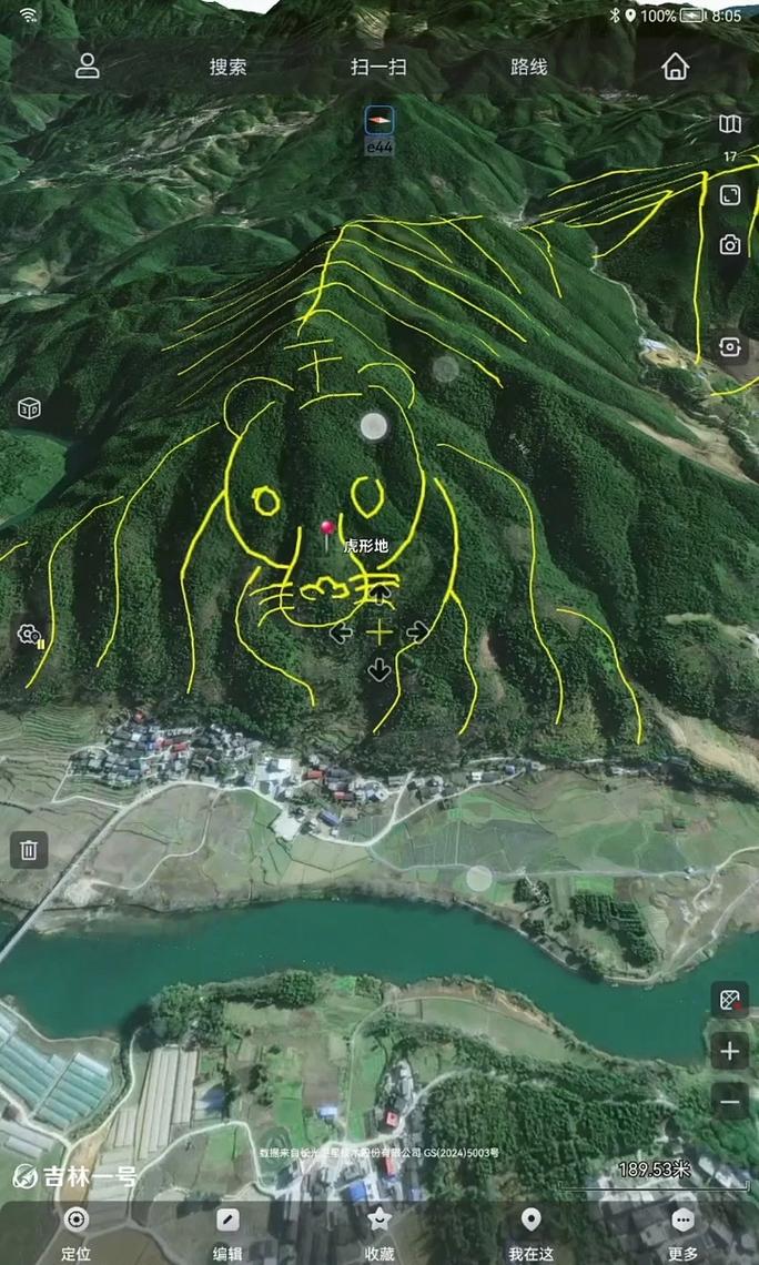千里眼寻龙罗盘卫星定位地图
