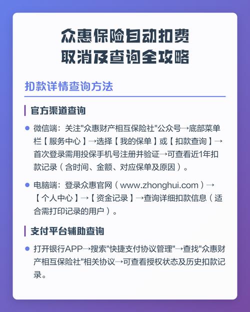 众惠保险扣费查正式版